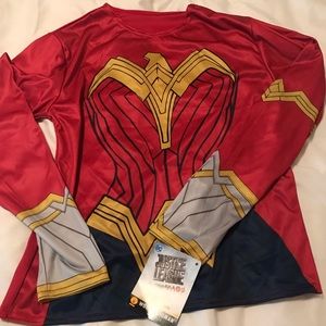 NWT Wonder Woman long sleeve shirt/costume